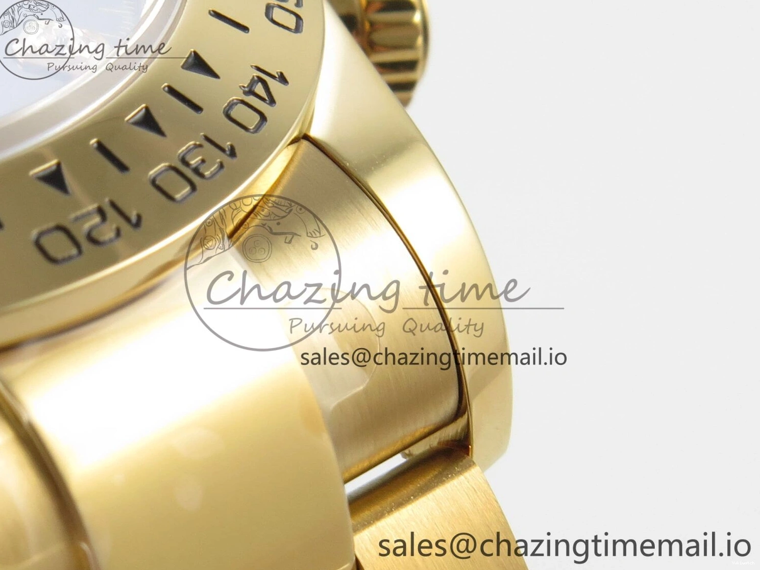 Clone Dial 1:1 YG Edition Daytona Bracelet Super Black Best DD4131 Diamonds YG 126508 on YG Clean 0307